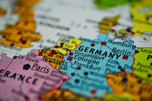 Send export filing ATLAS Germany on map